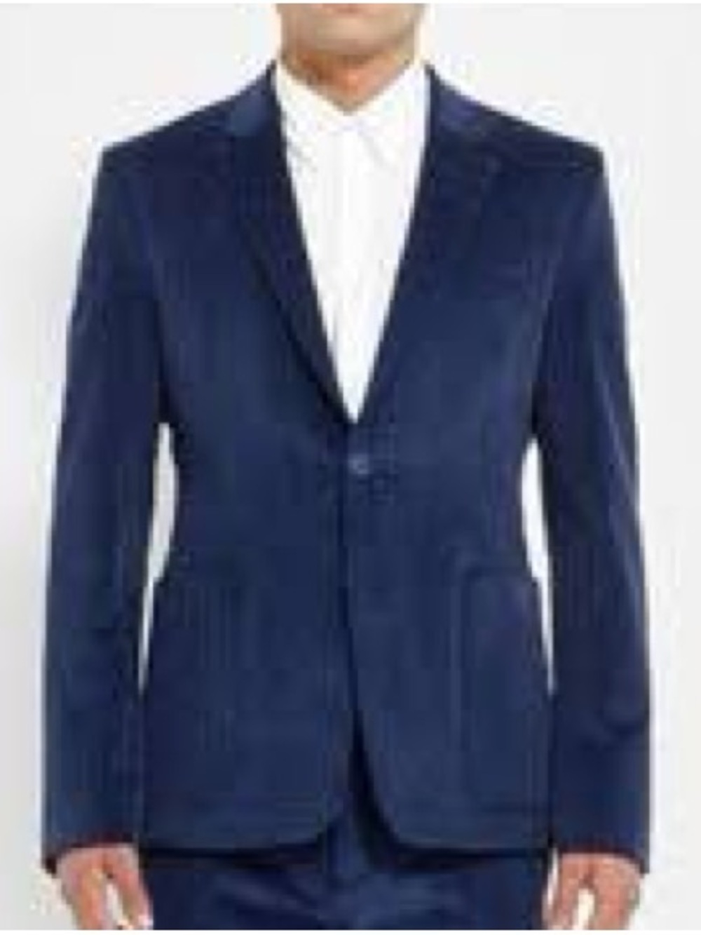 Navy Velvet Unisex Medium RW Blazer